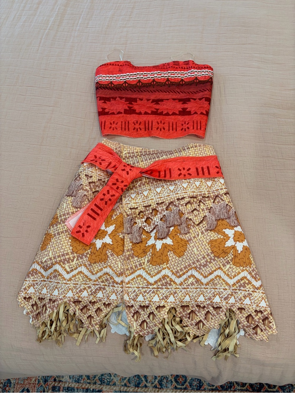 Little girls’ Moana Costume Set with necklace - Picture 1 of 4